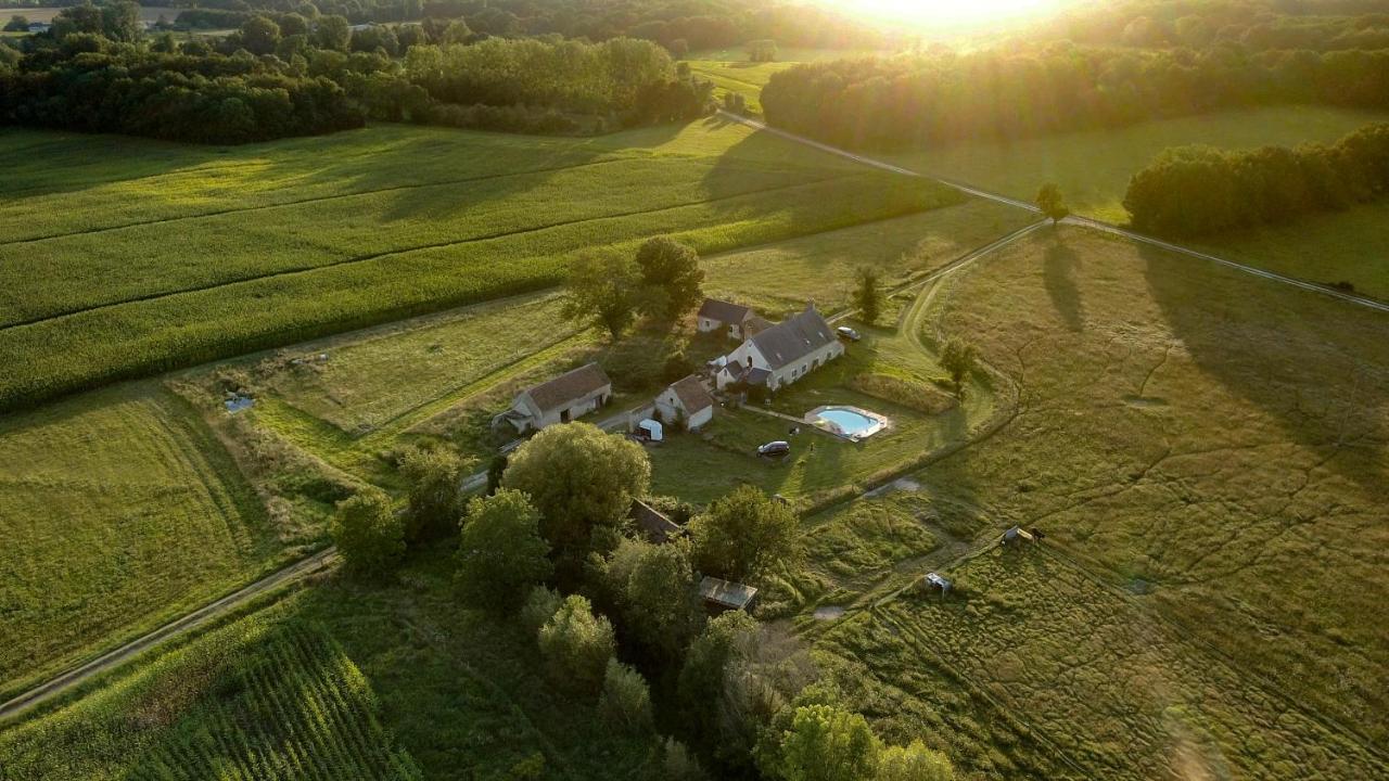 Gite Familial La Tabarderie Courcelles-de-Touraine Exterior foto